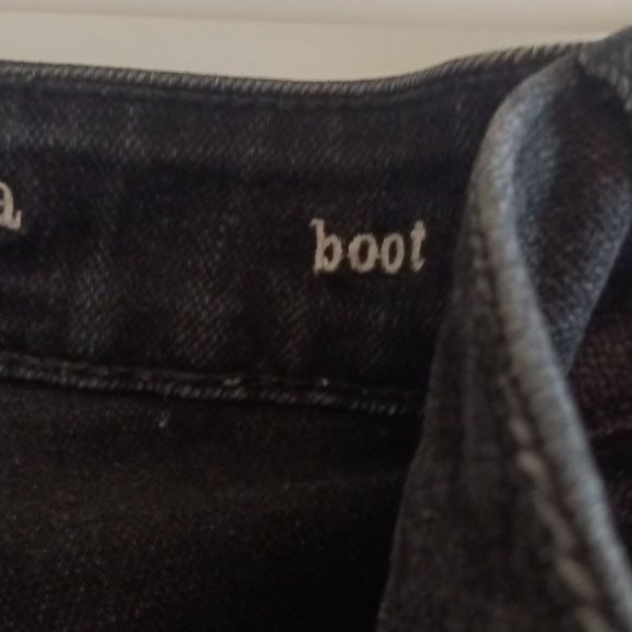 VTG Simply Vera Wang 5 pocket jeans 33/30 black with VS on back pockets boot cut - Picture 7 of 13